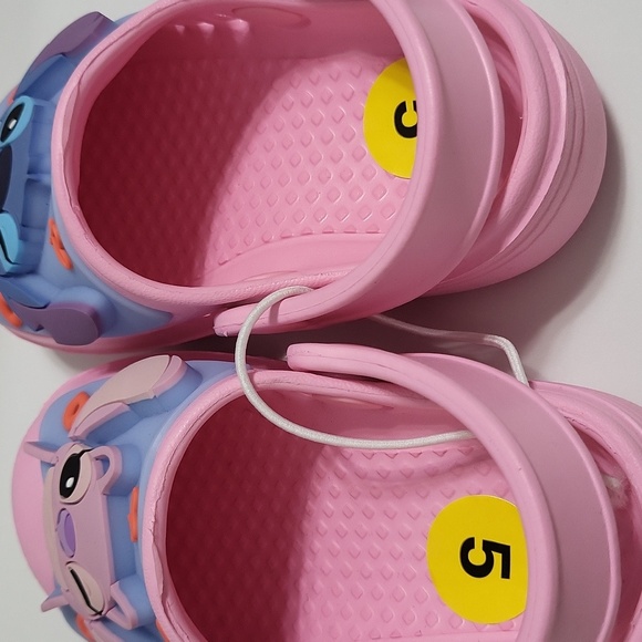 Disney Kids Stitch and Angel Pink Clogs - Picture 6 of 10